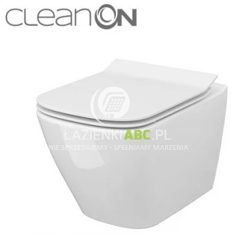 Miska WC zawieszana z deską wolnoopadającą Cersanit CITY SQUARE S701-405