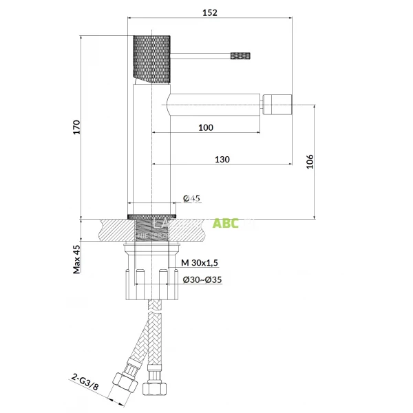 Bateria-bidetowa-Cersanit-ZEN-S951-576-gun-metal-161779
