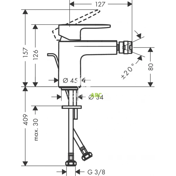Bateria-bidetowa-korek-automatyczny-Hansgrohe-VERNIS-BLEND-71210670-czarna-mat-149804