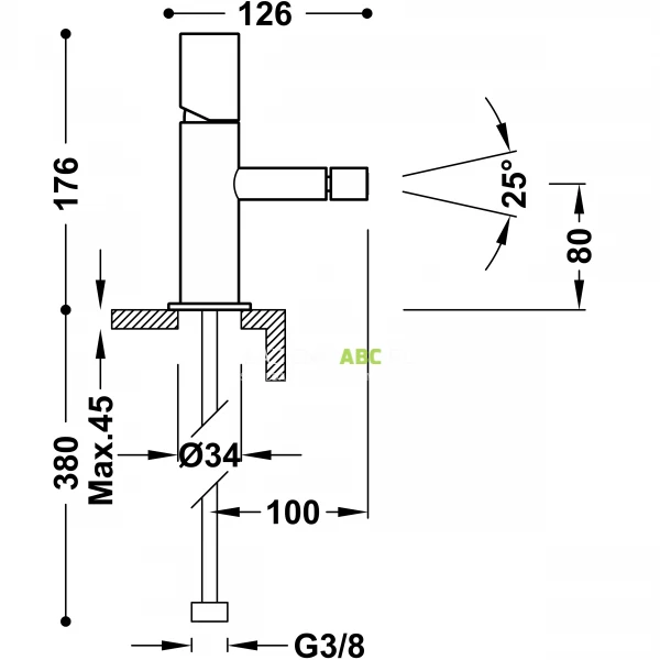 Bateria-bidetowa-uchwyt-walec-Tres-STUDY-EXCLUSIVE-06112001KM-czarna-metalizowana-138924