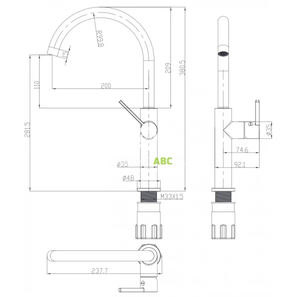 Bateria-kuchenna-stojaca-Omnires-TULA-TL6050GL-zloty-112539