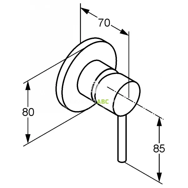 Bateria-natryskowa-podtynkowa-Kludi-BOZZ-389253976-czarny-mat-z-malymi-rozetami-115738