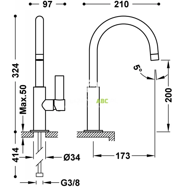 Bateria-umywalkowa-Tres-PROJECT-TRES-21190501KM-czarna-metalizowana-139414