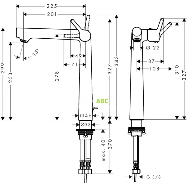 Bateria-umywalkowa-jednouchwytowa-250-stojaca-z-kompletem-odplywowym-Hansgrohe-TALIS-S-72115000-84804