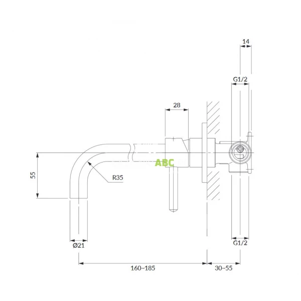 Bateria-umywalkowa-podtynkowa-Omnires-Y-Y1215HGLB-zloto-szczotkowane-120813