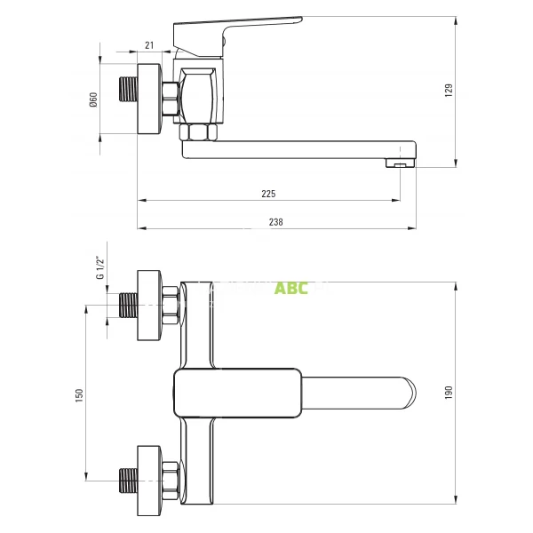Bateria-umywalkowa-scienna-Deante-MARO-BLO-050M-160082