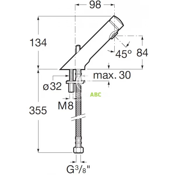 Bateria-umywalkowa-stojaca-134-mm-Roca-AVANT-A5A3179C00-78119