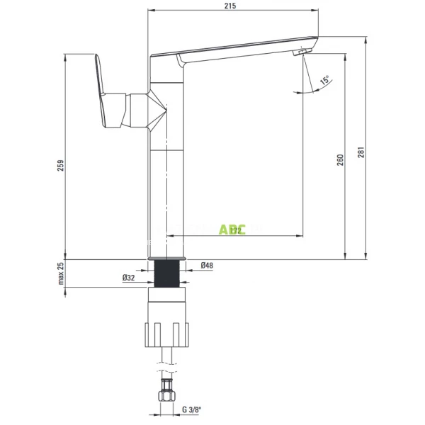 Bateria-umywalkowa-wysoka-Deante-ARNIKA-GOLD-BQA-Z20K-zlota-wyprzedaz-126717