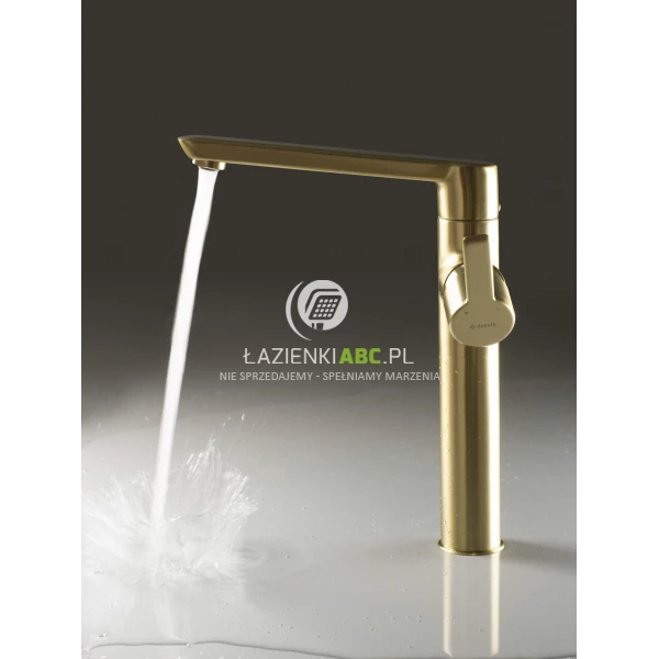 Bateria-umywalkowa-wysoka-uchwyt-z-boku-Deante-ARNIKA-BQA-R20K-zloto-szczotkowane-187035
