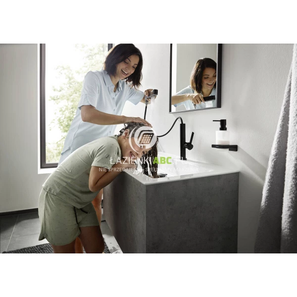 Bateria-umywalkowa-z-wyciagana-wylewka-korek-klik-klak-Hansgrohe-FINORIS-76063670-czarna-mat-142013