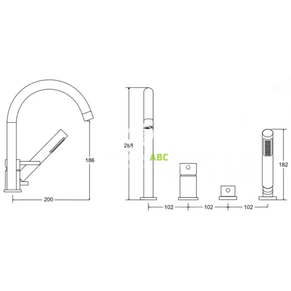 Bateria-wannowa-4-otworowa-Besco-ILLUSION-BW-I4-CZ-czarny-mat-124352