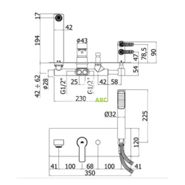 Bateria-wannowa-podtynkowa-z-natryskiem-Paffoni-RED-001-51821