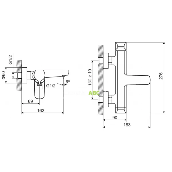 Bateria-wannowa-scienna-Excellent-CLEVER-2.0-AREX.4105GB-zloty-szczotkowany-179131