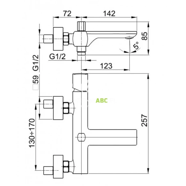 Bateria-wannowa-scienna-KFA-MORGANIT-4924-010-00-101243