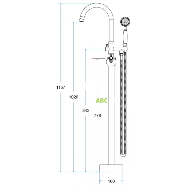 Bateria-wannowa-wolnostojaca-Besco-RETRO-BW-RI-CH-chrom-104005