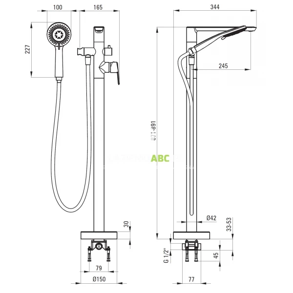 Bateria-wannowa-wolnostojaca-Deante-ARNIKA-BQA-R17M-zloto-szczotkowane-187036