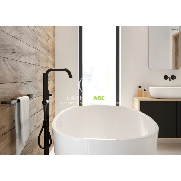 Bateria-wannowa-wolnostojaca-Oltens-HAMNES-34302300-czarna-mat-156885