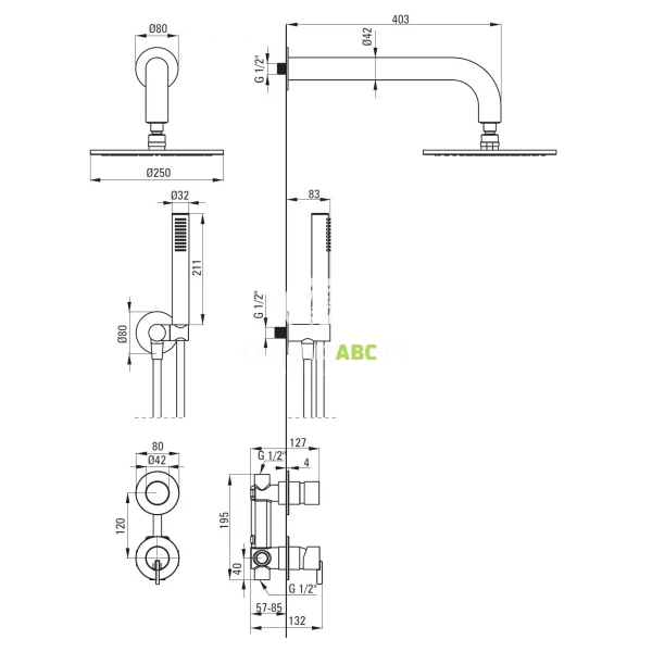 Bateria-wannowo-prysznicowa-podtynkowa-deszczownica-z-ramieniem-zestaw-prysznicowy-Deante-SILIA-NQS-N9YK-czarna-mat-168818
