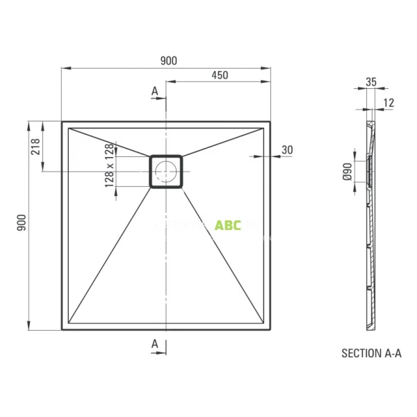 Brodzik-granitowy-kwadratowy-90-Deante-CORREO-KQR-S41B-szary-metalik-120039