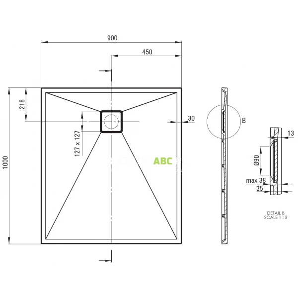 Brodzik-granitowy-prostokatny-100x90-Deante-CORREO-KQR-A45B-alabaster-172759