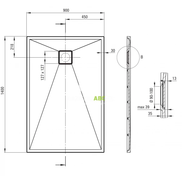 Brodzik-granitowy-prostokatny-140x90-Deante-CORREO-KQR-A47B-alabaster-173172