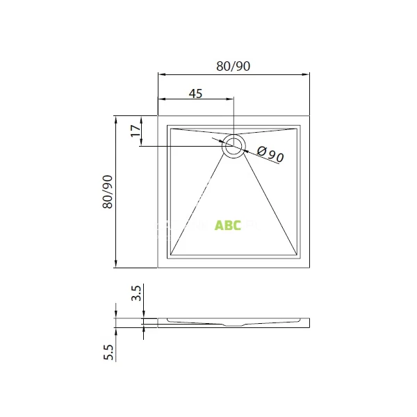 Brodzik-kwadratowy-80x5-5-z-obudowa-New-Trendy-CANTARE-B-0136-55748