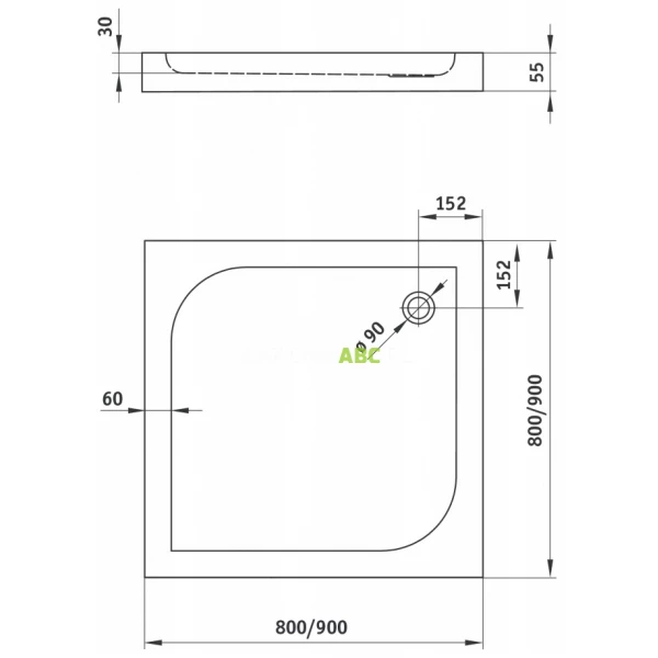 Brodzik-kwadratowy-90x90-plaski-Deante-CUBIC-KTK-041B-73015