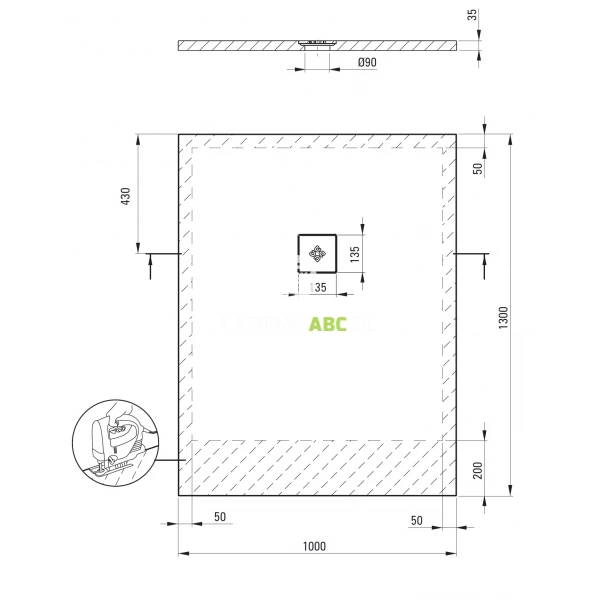 Brodzik-prostokatny-100x130-Deante-SILIA-KSKA01013B-bialy-230140
