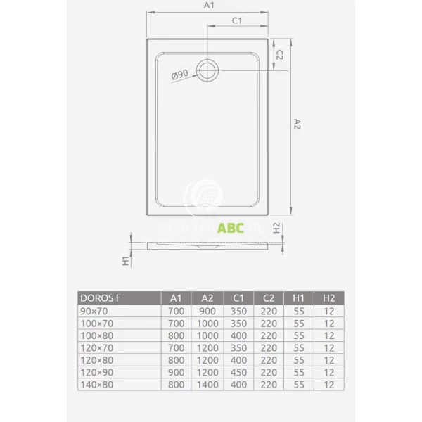 Brodzik-prostokatny-100x70-Radaway-DOROS-F-SDRF1070-01-64S-stone-anthracite-126491