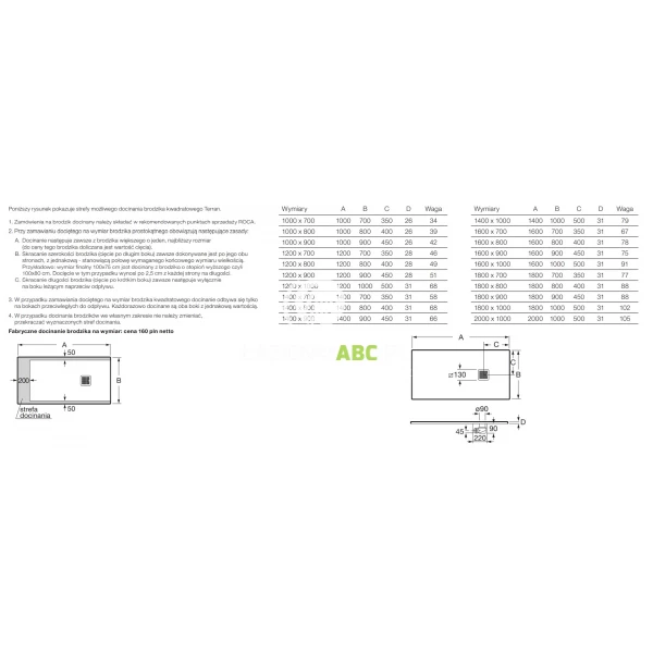 Brodzik-prostokatny-140x100-Roca-TERRAN-AP1015783E801100-bialy-117736