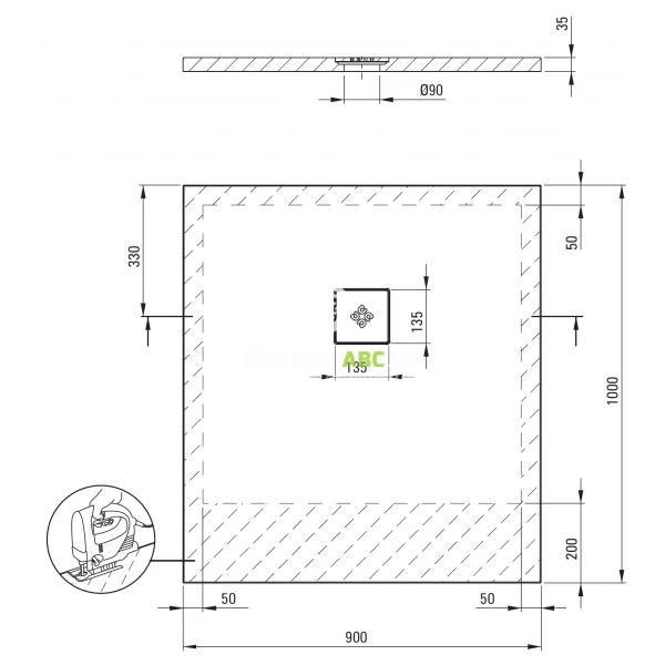 Brodzik-prostokatny-90x110-Deante-SILIA-KSKA00911B-bialy-230131