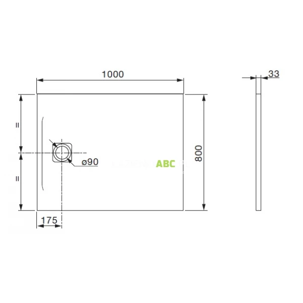 Brodzik-prostokatny-konglomeratowy-100x80-Laufen-PRO-210951.078-grafitowy-100196