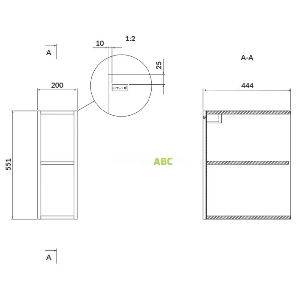 Cersanit-LARGA-Szafka-modulowa-otwarta-20-S932-088-biala-130746