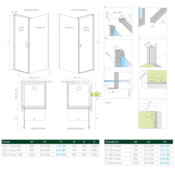 Czarna-scianka-boczna-S1-80x200-Radaway-NES-S1-10039080-54-56-Frame-108528