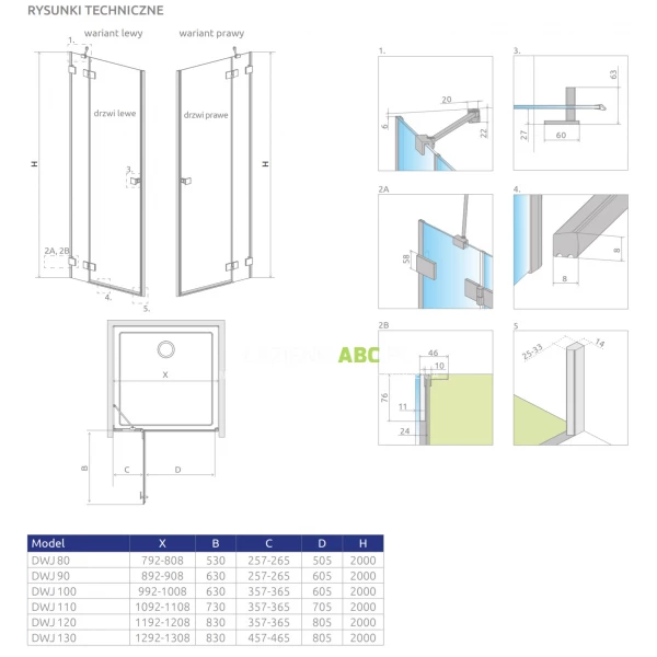 Czarne-drzwi-prysznicowe-80x200-Radaway-ESSENZA-PRO-BLACK-DWJ-10099080-54-01L-lewe-108025