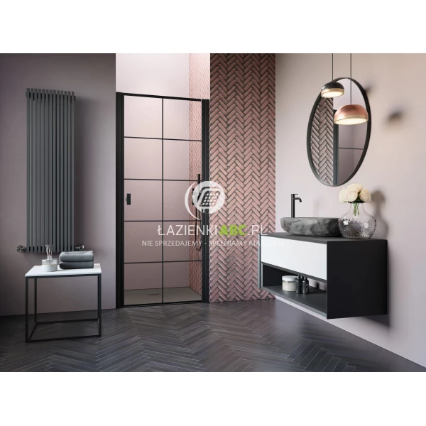 Czarne-drzwi-wnekowe-80x200-Radaway-NES-BLACK-DWJ-I-10026080-54-55L-Factory-lewe-108378