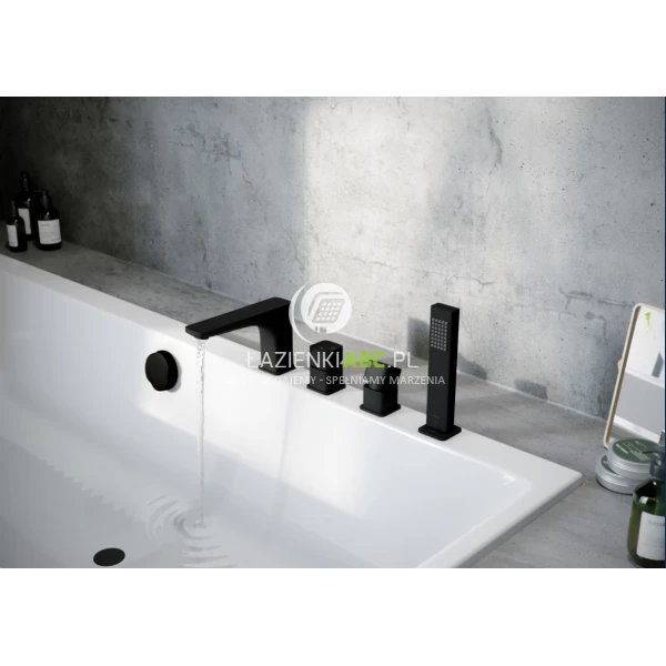 Czarny-przelew-wannowy-automatyczny-80-Excellent-SIMPLE-AREX.A65BL-111287