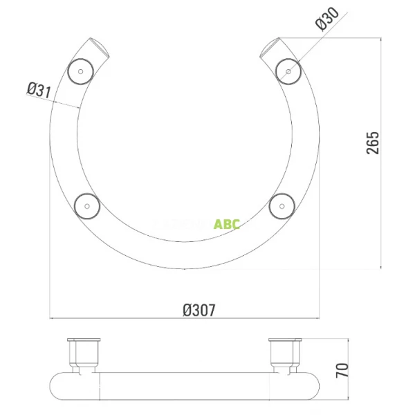 Deante-VITAL-Uchwyt-stalowy-w-ksztalcie-podkowy-NIV-041G-89391