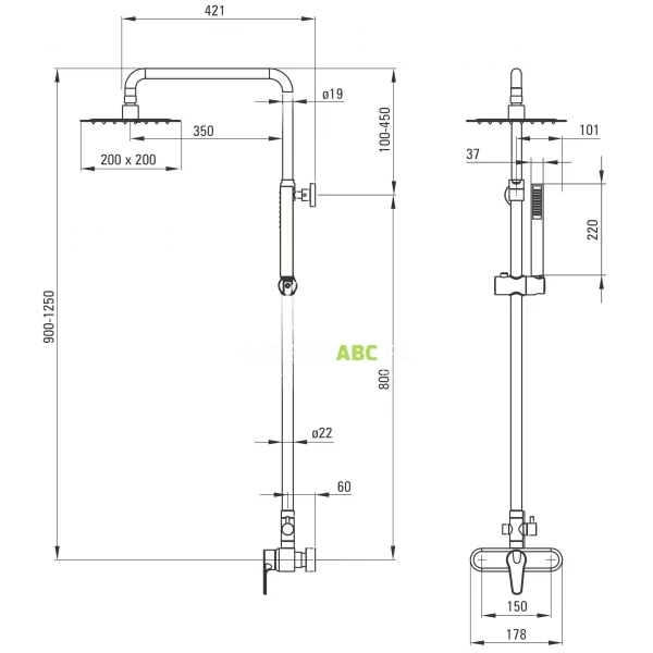 Deszczownia-z-bateria-mieszaczowa-Deante-PEONIA-SQUARE-NAC-01PM-101779