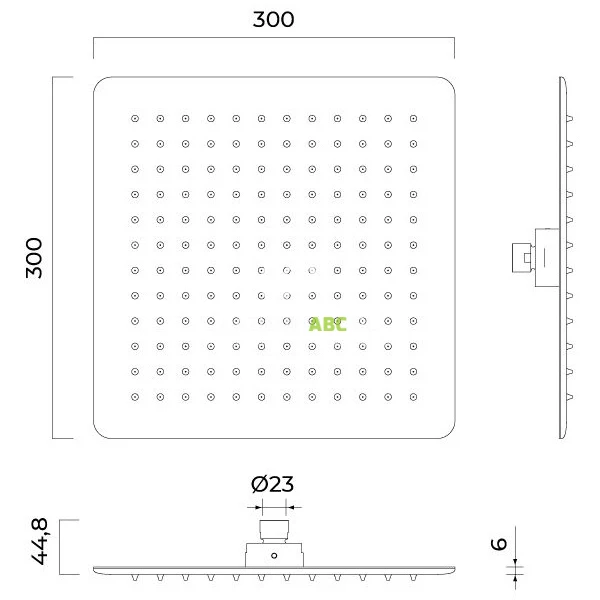 Deszczownica-kwadratowa-30-cm-ramie-scienne-LAGAN-Oltens-SONDERA-36015100-120266