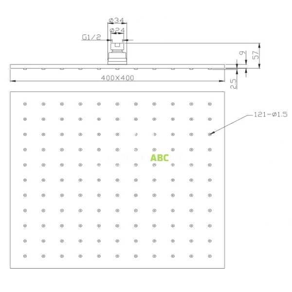 Deszczownica-kwadratowa-mosiezna-Omnires-SLIMLINE-WG240CR-29958