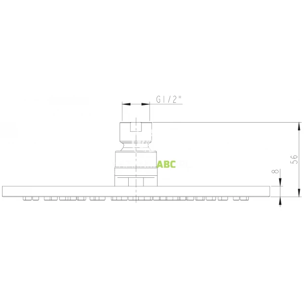 Deszczownica-okragla-20-cm-Omnires-SLIMLINE-WG120BL-czarny-mat-95760