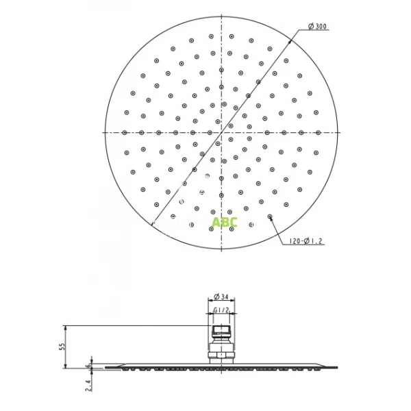 Deszczownica-okragla-30-cm-ze-stali-nierdzewnej-Omnires-WGU130CR-47474