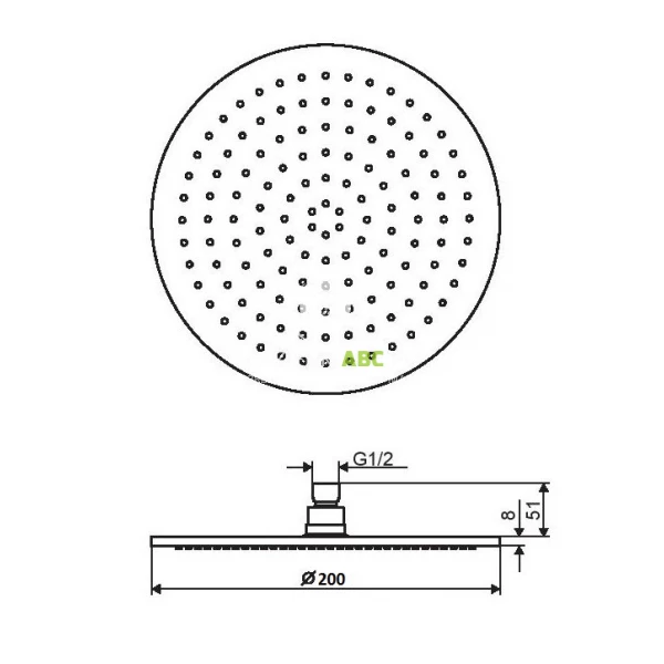 Deszczownica-prysznicowa-20-cm-okragla-Actima-REGULAR-ARAC.3020CR-86509