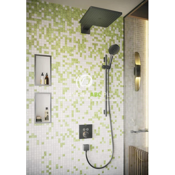 Drazek-prysznicowy-S-Puro-90cm-z-wezem-Hansgrohe-UNICA-28631340-czarny-chrom-szczotkowany-142125