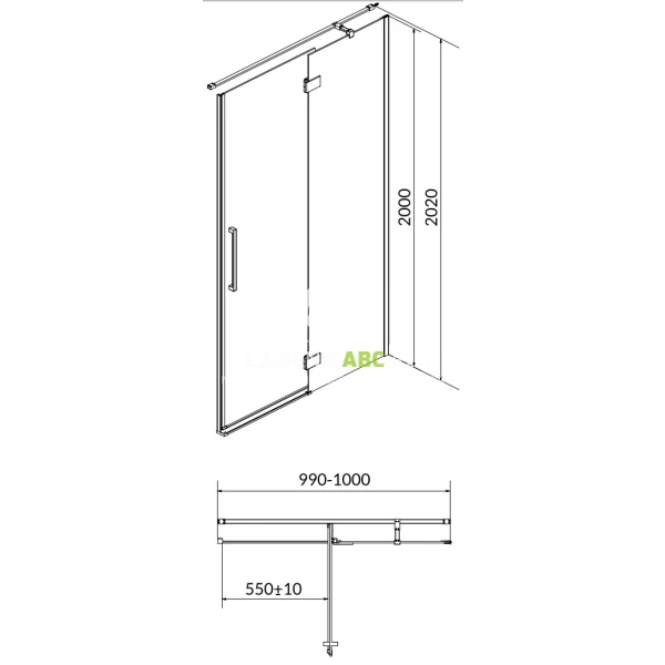 Drzwi-na-zawiasach-100x200-Cersanit-CREA-S159-002-transparent-prawe-109359