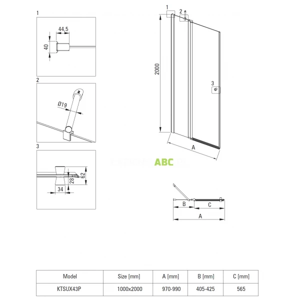 Drzwi-prysznicowe-100-cm-Deante-KERRIA-PLUS-KTSU043P-uchylne-163154