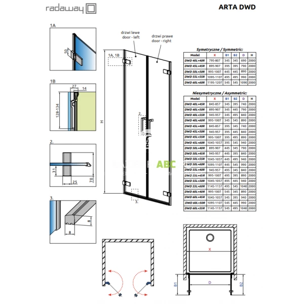 Drzwi-prysznicowe-100x200-Radaway-ARTA-DWD-386030-03-01R-386034-03-01L-60-40-119926