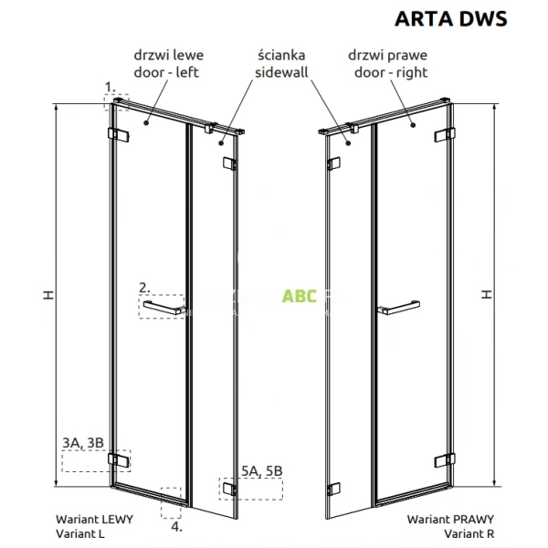 Drzwi-prysznicowe-130x200-Radaway-ARTA-DWS-386828-03-01L-386092-03-01L-lewe-chrom-119954
