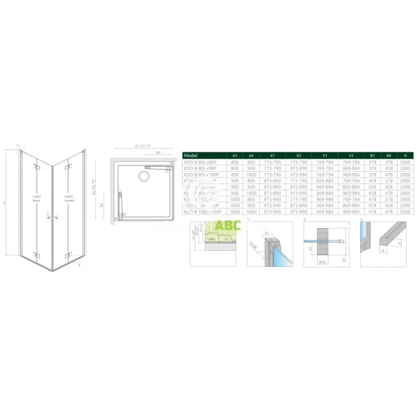 Drzwi-prysznicowe-90x200-Radaway-NES-8-KDD-B-10074090-01-01L-lewe-108315